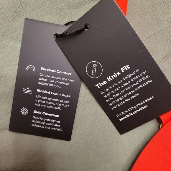 Knix NEW wingwoman contour bra size 1 Poppy red - Picture 7 of 14